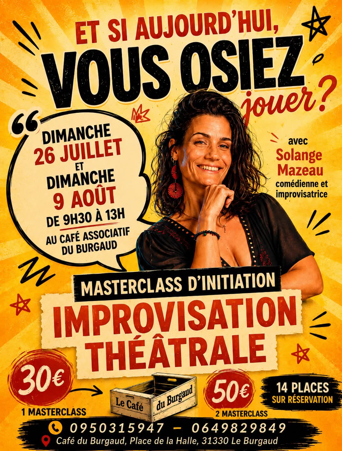 Stage d'improvisation théâtrale